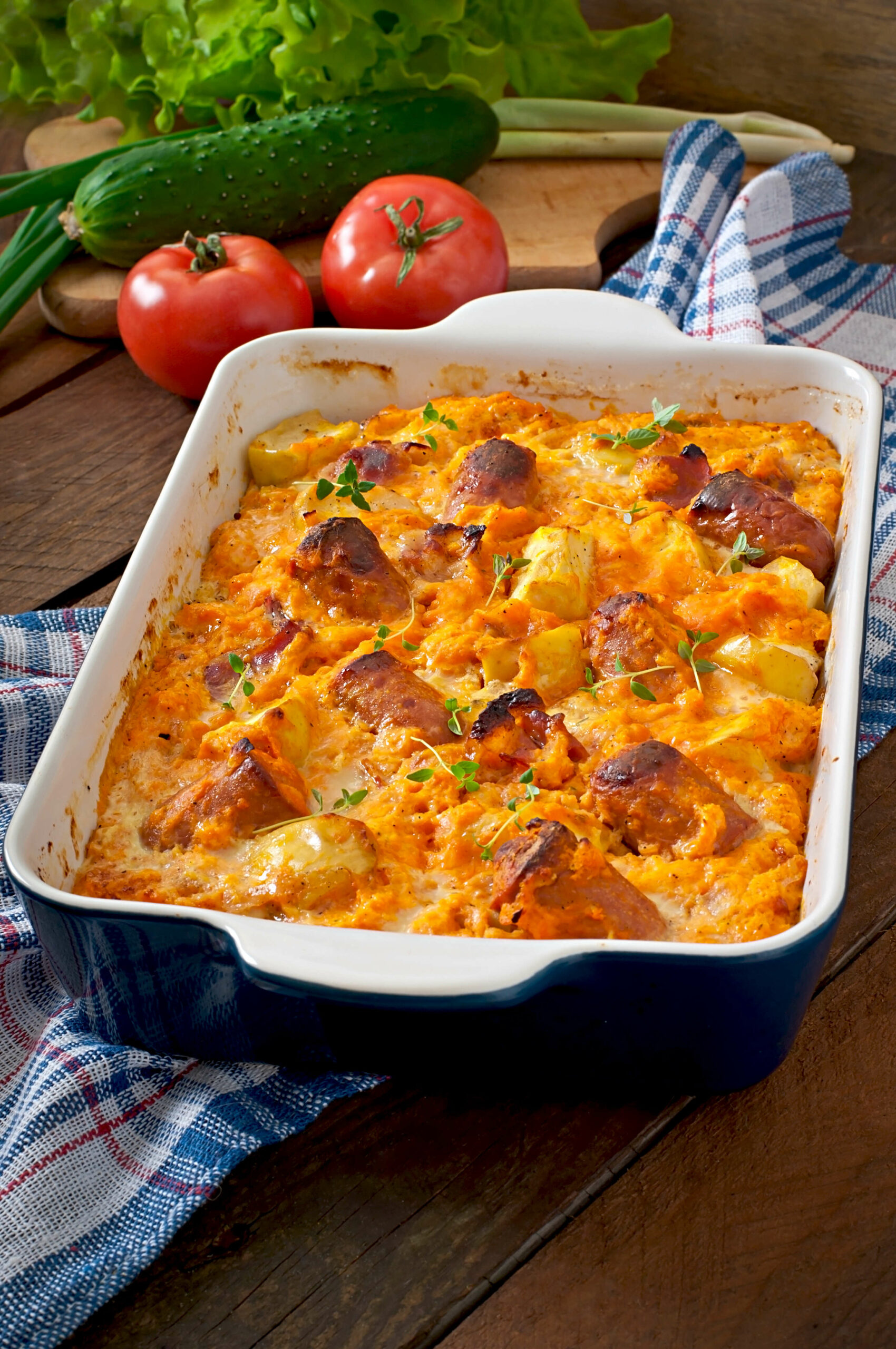 Gratin de courge butternut