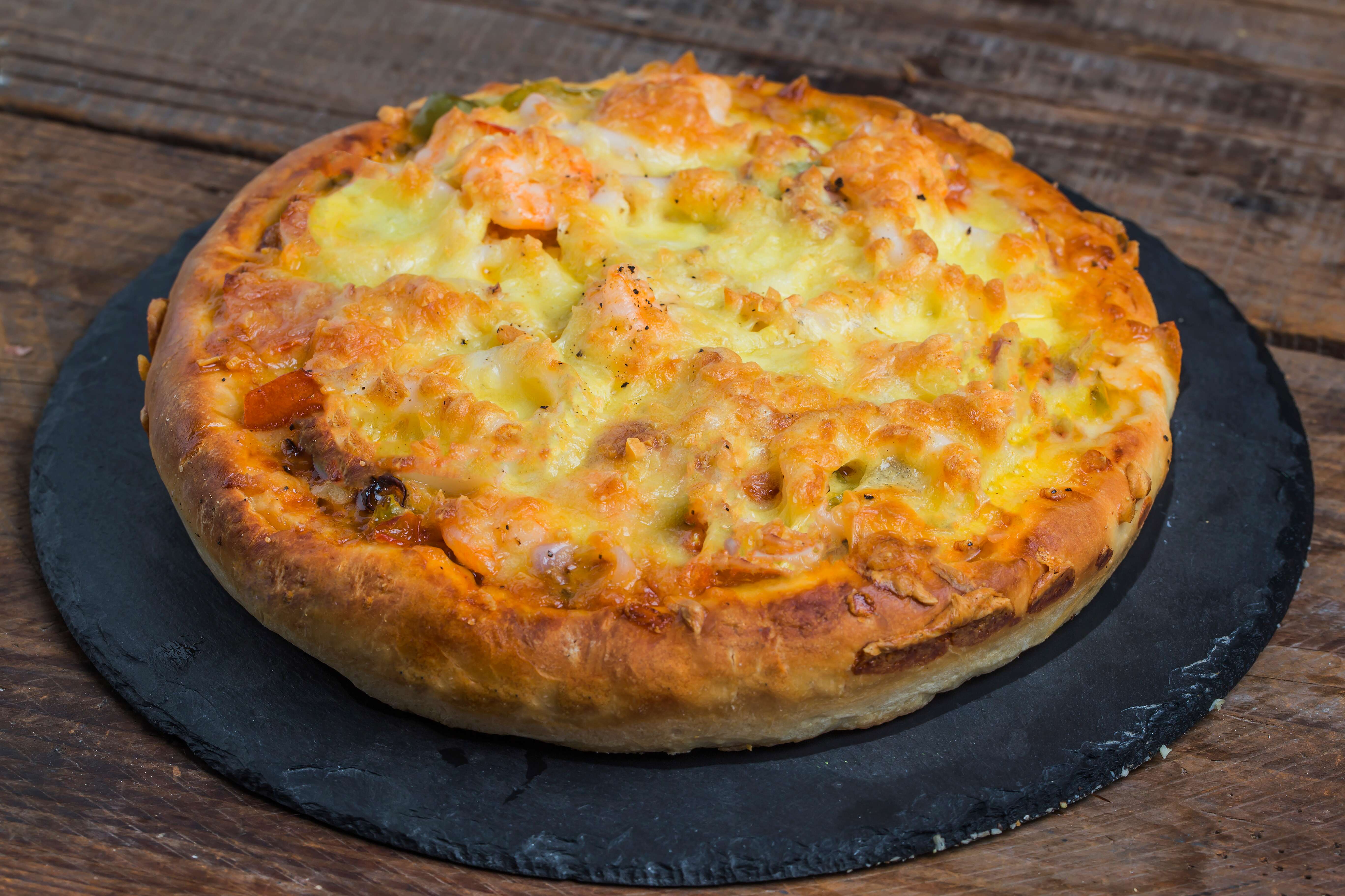 Quiche champignons crevette