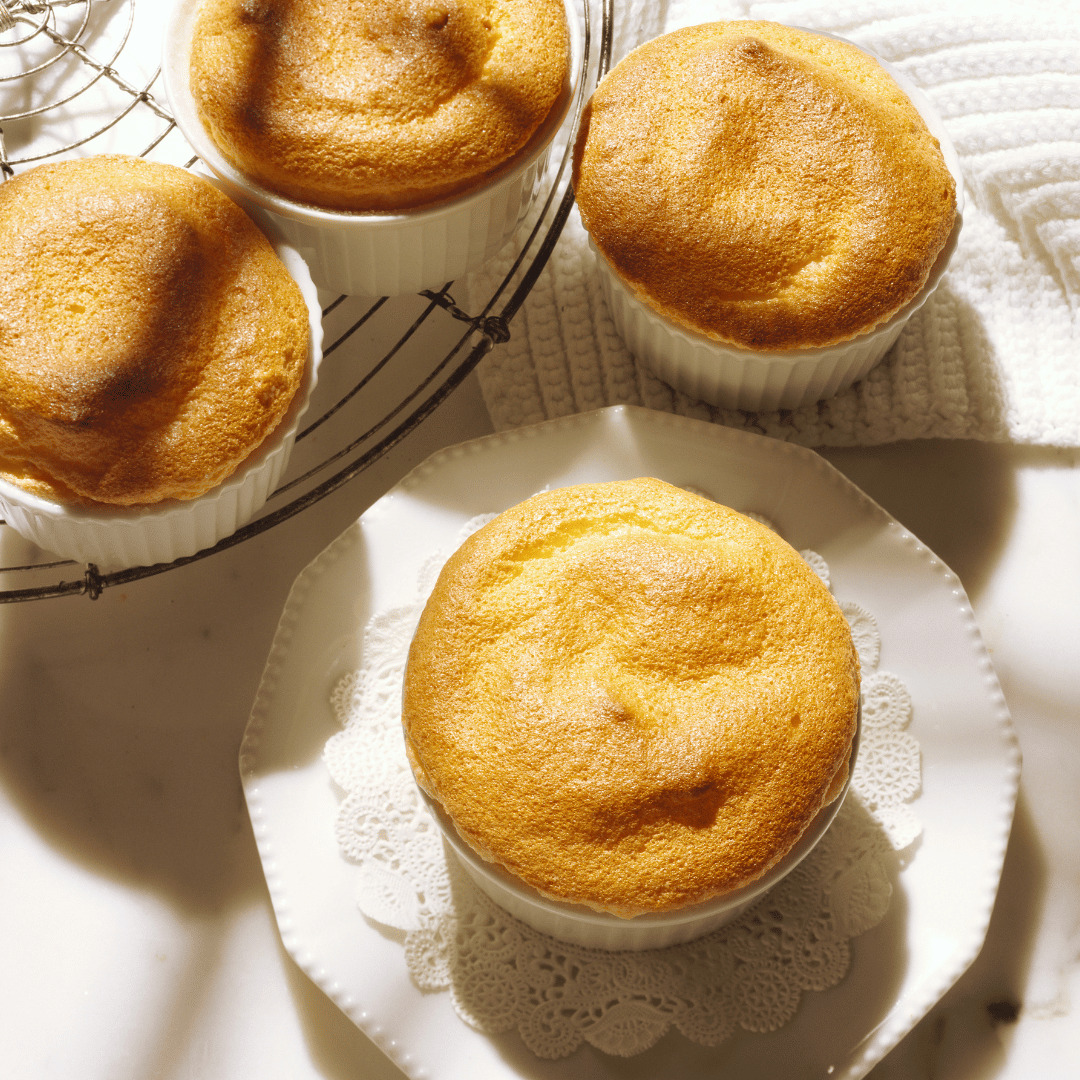 Soufflé de radis noir au parmesan