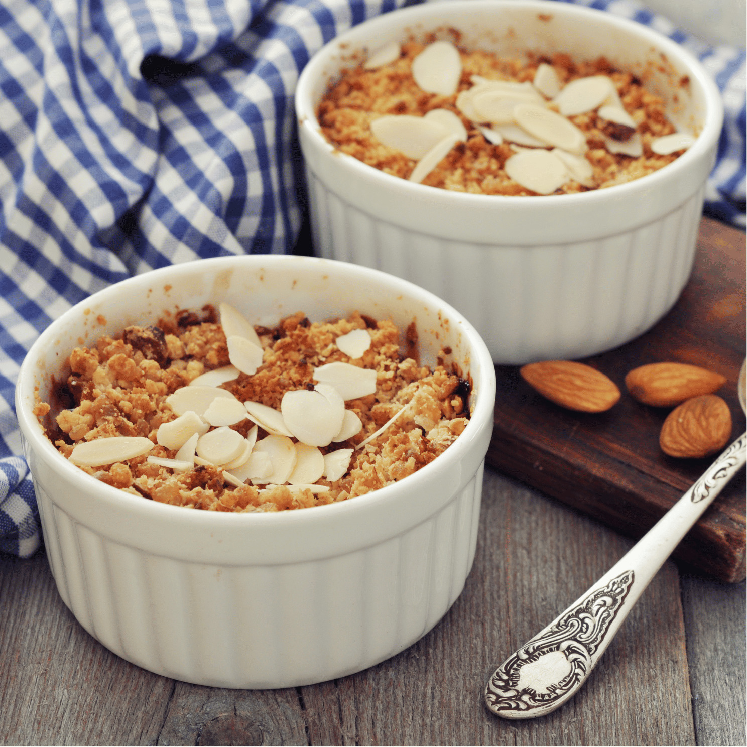 Crumble aux kiwis