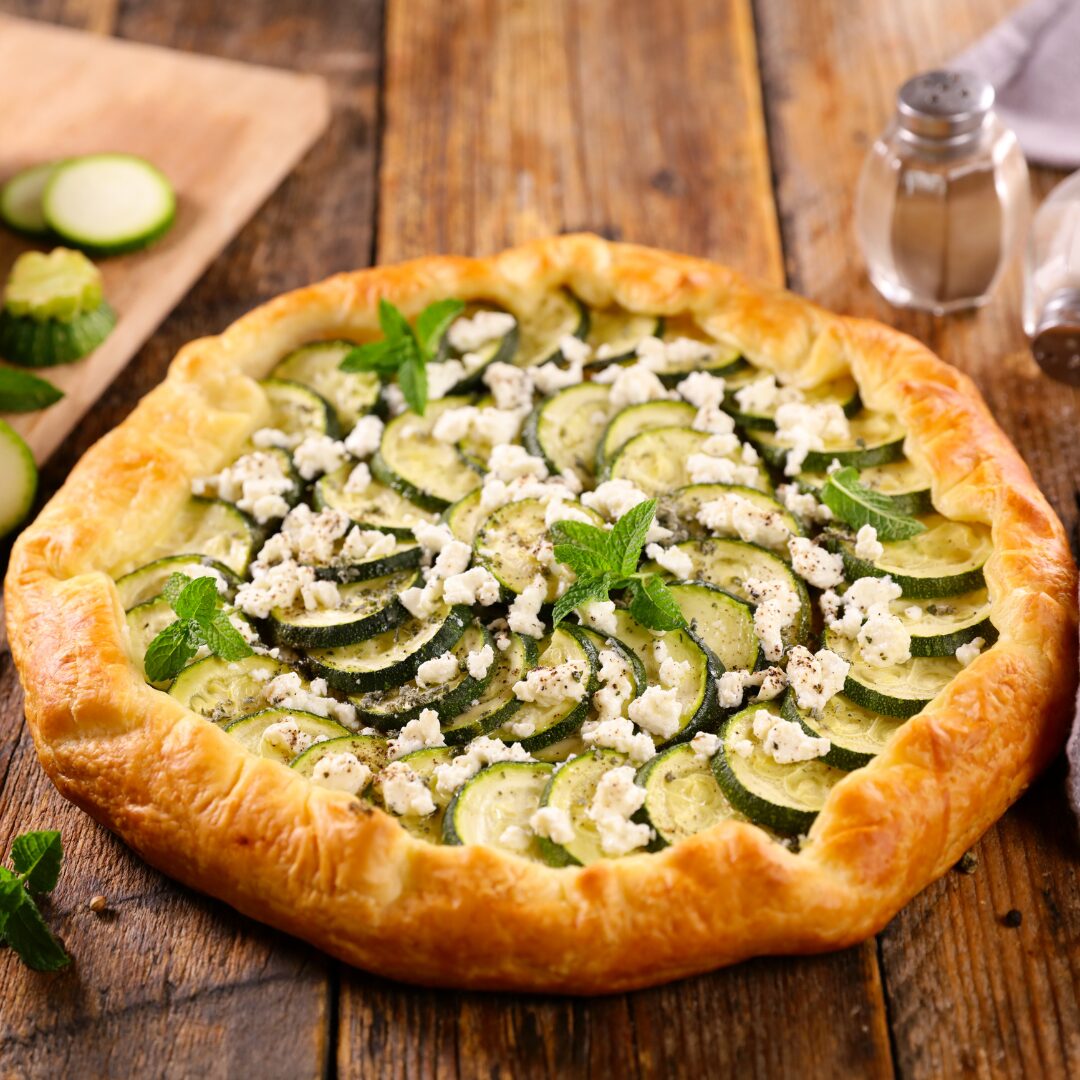 Tarte courgettes feta