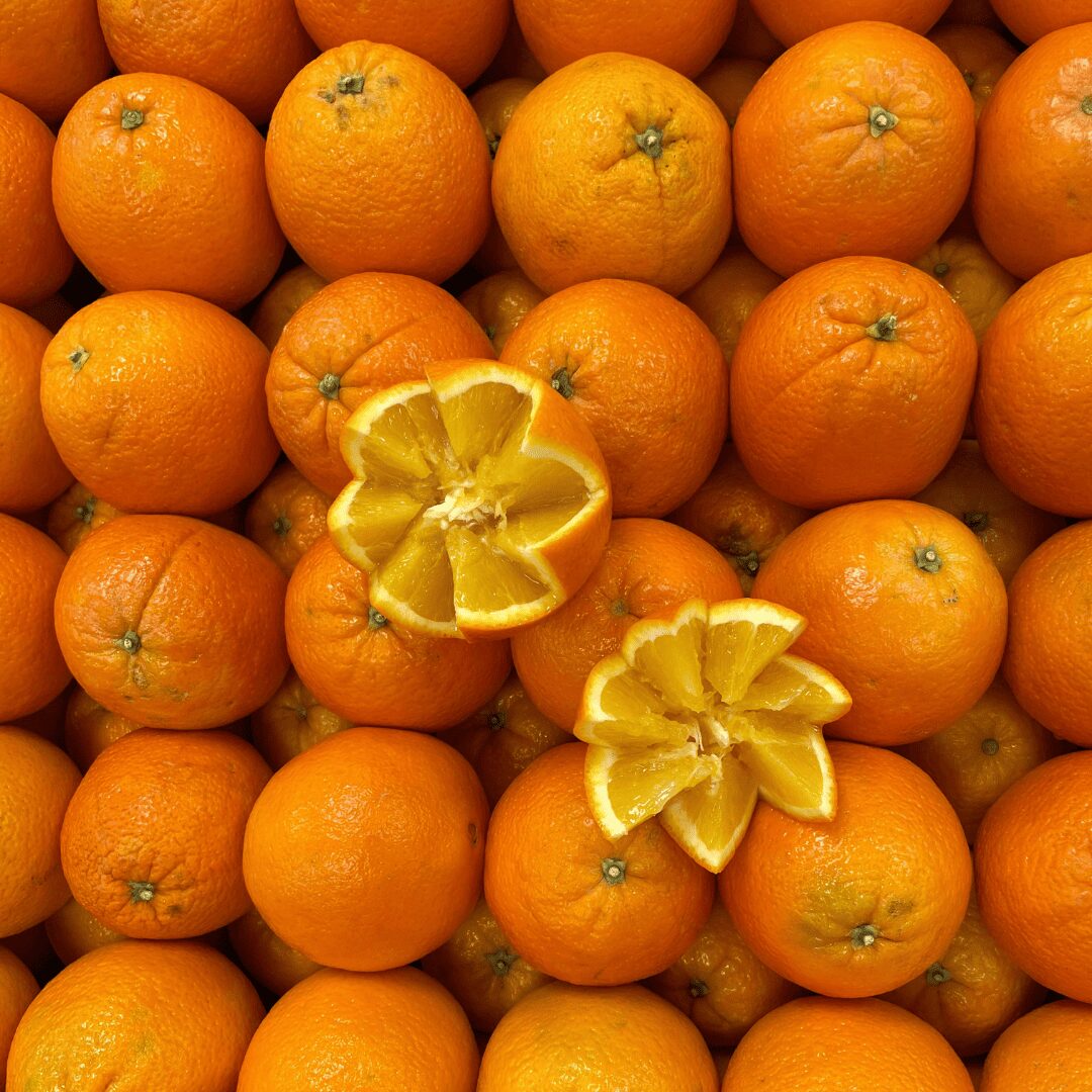 oranges cerise et potiron