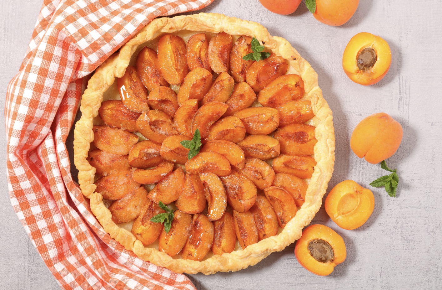 Tarte aux abricots