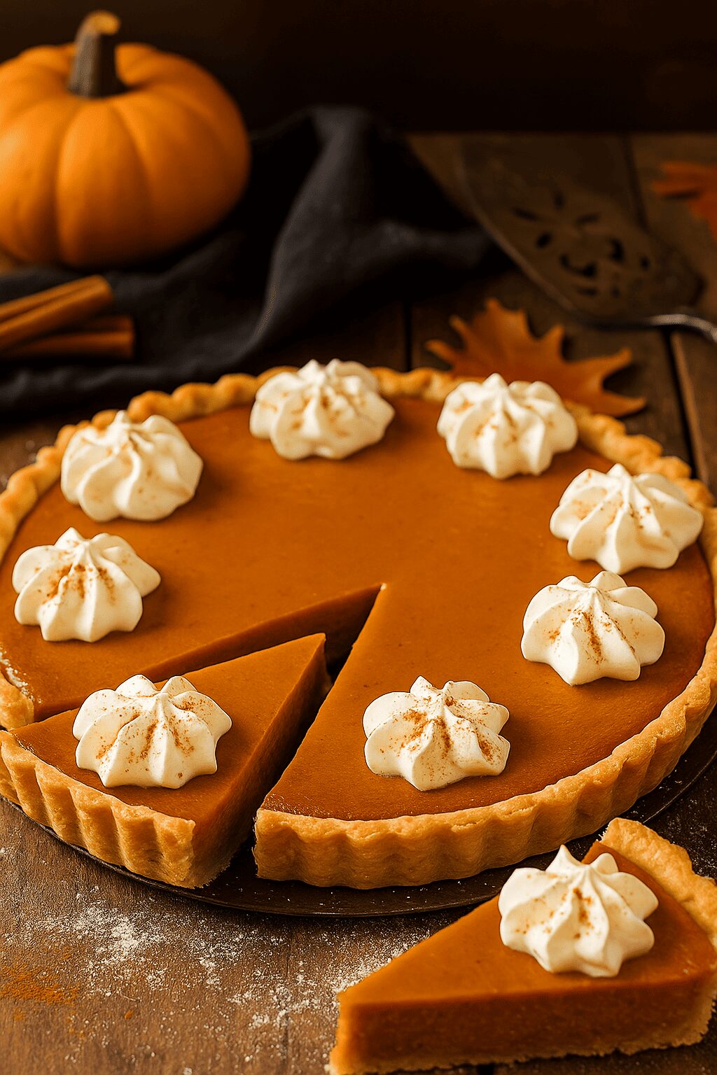 Tarte d’Halloween au potiron